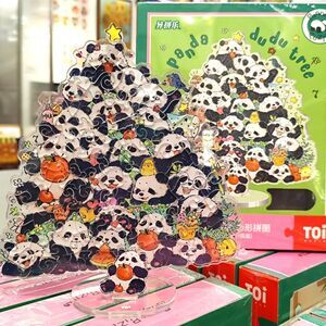 Chubby Panda Tree 69 Piece Acrylic Puzzle